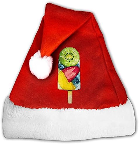 Jinbara Fruit Kiwi Strawberry Ice Bar Frozen Bar Christmas Hat Santa Hat Suit For Parents &amp; Kids For Xmas Party