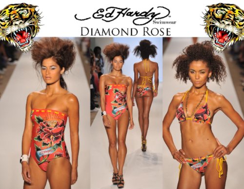 ED Hardy DIAMOND ROSE Strapless One 