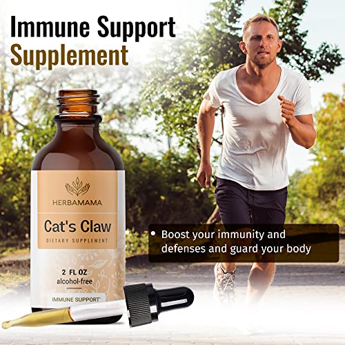 Cats Claw Tincture Organic Cat’s Claw Herb Drops Uncaria Tomentosa