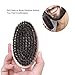 Upgraded Beard Brush and Comb Set - GeeBright Natural Boar Bristle Beard Brush and Handmade Wooden Beard Grooming Comb for Easy Grooming Cardboard Gift Box