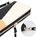 PGXT Women's Wallet, Card Holder Purse Zipper Elegant Clutch Wallet Coin Purse (Pink) (Black)