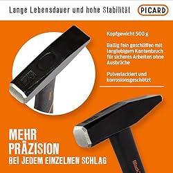 Picard Cross Peen Riveting Hammer, Alloyed Special
