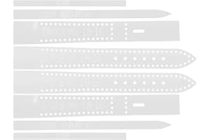Cabilock Leather Craft Watch Strap Template Set for Men Women, Acrylic Watchband Stencil with Protective