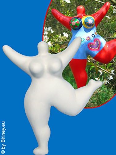 Nana Figur 25cm Zum Selber Bemalen Keramik Nana Skulptur Fur Den Garten Amazon De Kuche Haushalt