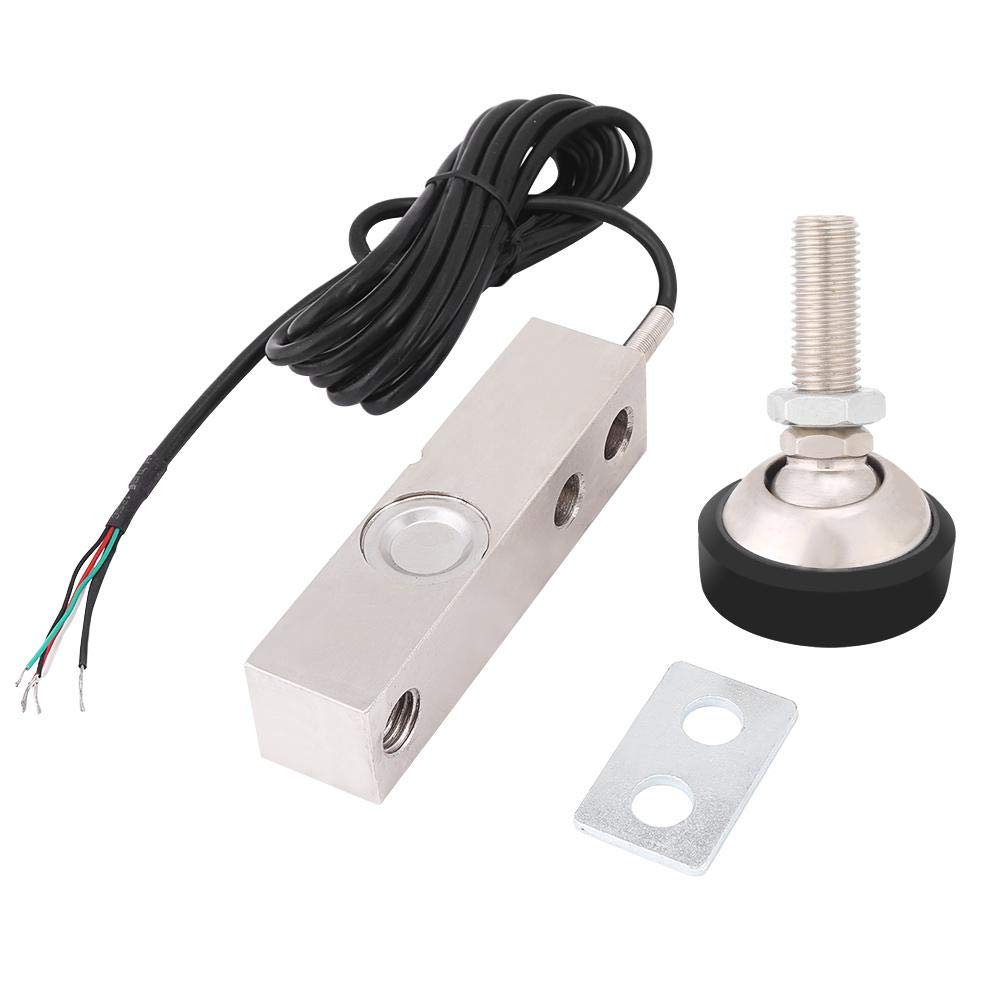 PSD-F1 Alloy Steel Shear Beam Load Cell Weighing Sensor 1000KG with Shielded Cable Voltage 10V for Electronic Platform Scale,Track Scale(Size1000kg)