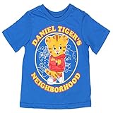 Daniel Tiger's Neighborhood Little Boys Short Sleeve Tee (2T, Daniel Blue)