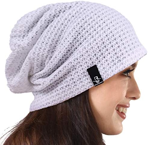 PGTen Women's Knit Slouchy Beanie Baggy Skull Cap Turban Winter Summer Beret Hat