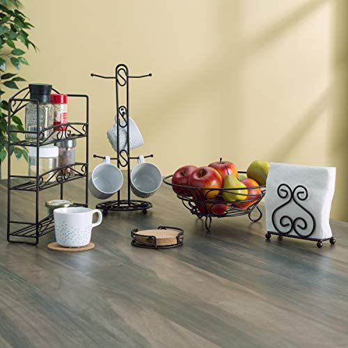 Home Basics Scroll Collection Fruit Basket