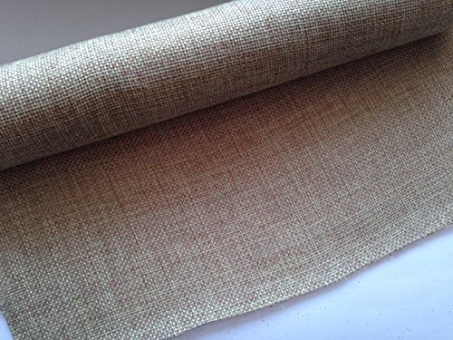 Burlap Table Runner Ribbon Natural 28cm Hessian Jute Weave x 1.5 Metre