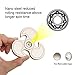 Hand Spinner 3-5 Minutes EDC Fidget Toy With Highly Speed Hot Wheel Design Finger Tri-Spinner Relief Toys for Focus, ADHD, Anxiety, Spend Time, Kids & Adults, White