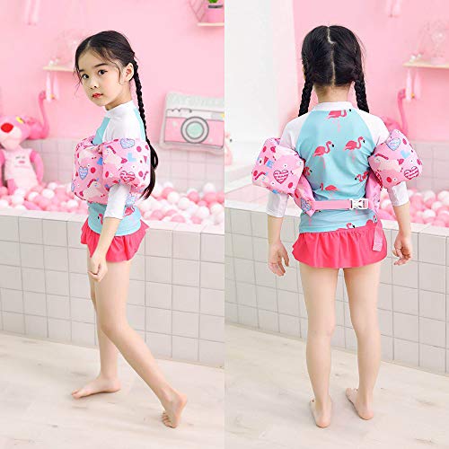 JIWINNER Swim Vests Flotation Jacket Swim Belt Learn to Swim Device Toddler Floaties Device for Pool 30-50 lbs - Thumbnail 3