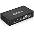 deleyCON HDMI Audio Extractor / Audio Splitter (+Converter) - Adapter/Wandler - HDMI zu HDMI + digitales 5.1 Toslink SPDIF + digitales Coaxial + analoge 3,5mm Klinke