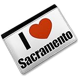 RFID Passport Holder I Love Sacramento, California, United States, Cover Case