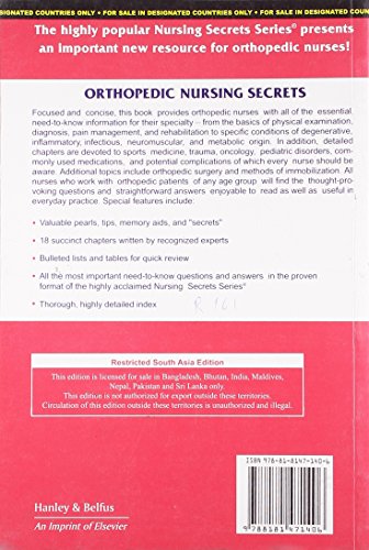 Orthopedic Nursing Secrets 1