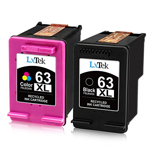 LxTek Remanufactured Ink Cartridge Replacement for HP 63 63XL 2 Pack Envy 4520 87169740602 eBay