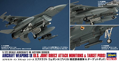 Weapons IX - US Joint Attack munitions & Target Pods 1/72 Hasegawa