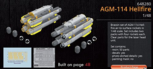 Eduard Brassin 1:48 - Agm-114 Hellfire Missile