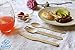 Wooden Disposable Cutlery Combo Set – 300 pc - 100 Forks, 100 Spoons, 100 Knives, 6” Utensils - Eco Friendly, Biodegradable, Compostable – Parties, Weddings, Gatherings – Forget Plastic, GO Green!