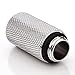 Bitspower Bitz Power G1/ 4 in. Shining Ig1/ 4 Extender 30mm Silver BP-WTP-C63