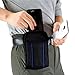 Dual Phone Case for Two Phones, Belt Loop Cell Phone Holder Mobile Carrying Holster Fits 2 iPhone 6/7/8 Plus, X, Galaxy S8/S9 Plus, LG - Tactical Double Pouch Nylon Bag Multipurpose Waist Pack