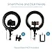 Phone Ring Light Clip on LED Selfie Lights for Laptop Video Conferencing Zoom Circle Webcam Halo Lighting Compatible with iPhone (Warm White)