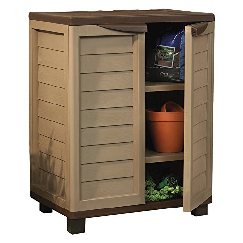 Clifford James Garden Cabinet Outdoor Waterproof Plastic Utility