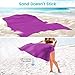 Bodi Towel Quick-Dry Lightweight Super-Absorbent Large Microfiber Towel, Purple, 130cm x 80cm