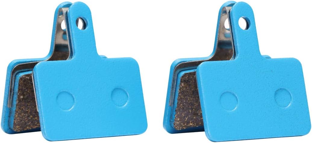 2 works Bicycle Disc Brake Pads for Shimano M355 M375 M395 M415 M416 M416A M445 M446 M447 M465 M475 M485 M486 M495 M515 M515LA M525 M575 M975 C501 C601 T615 T675 B01 B01S E01 E01S. (Multi-Metallic) - Image 3