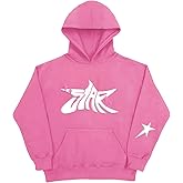 Sulayesh Star Hoodie Oversized Y2k Sweatshirts for Women Cute Stars Graphic Letter Print Hoodies Aesthetic Trendy Pullover