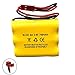 (5 Pack) CUSTOM-93 NNYXSB LPX70RWH 3.6V 700MAH Exit Sign Emergency Light NiCad Battery Replacement SL 026148 SL 026-148 3.6v 600mah NIC0553 ANIC0553 Custom-93