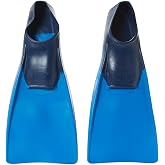 Sporti Unisex-Adult &amp; Kids Long Floating Swim Fins for Pool Lap Swimming | Rubber Flipper, Long-Blade Kick Aid, Slip-on Foot Pocket,Technique Drills,Body Position, Recreational Swimming &amp; Snorkeling