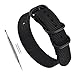 Thick Nylon Watch Band Replacement 3 Rings (18mm 19mm 20mm 21mm 22mm 23mm 24mm)