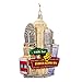 Kurt Adler New York City Cityscape, 5.53-inch Height, Multicolor, Glass Ornament