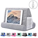 tablet pillow stand for iPad, phone pillow lap stand, tablet stand pillow holder, lap stand mobile phone holder, multi angle soft pillow pad (you will get pillow and keychian)