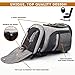 RETRO PUG Cat Carrier Backpack - Front Pack - Airline Approved - Strap Adjustable - Pet Carriers for Small Dogs and Cats - Travel, Hiking, Outdoor with Dog - Include Fleece Pad - Up to 10 lbs