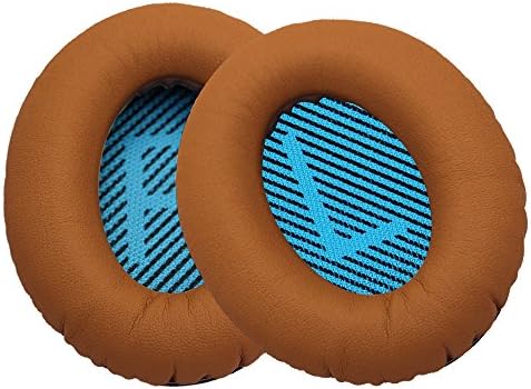Bose Replacement Ear Pads Kit - Compatible with Quietcomfort 2 / Quiet Comfort 15 / QC 25 / Ae2 / Ae2i / Ae2w / Sound True / Sound Link (BROWN)