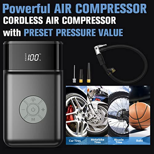 Imazing Jump Starter Air Compressor 1500A 12800mAh Car Battery