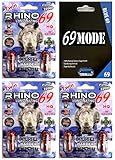 Rhino 69 Twin Power 22000 - Now 2 Pills in a card - Best Male Sexual Enhancement Supplement - Super Power - 6 Pills (22K) PLUS 69 MODE 1 PILL