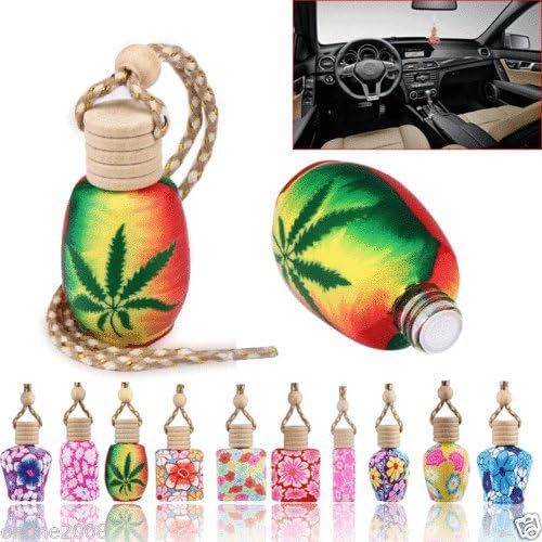 MiniEsting(TM) Car Perfume Bottle Polymer Clay Pendant Hanging Ornament Car Interior Decoration
