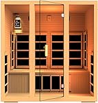 JNH Lifestyles Joyous 4 Person Far Infrared Sauna 9 Carbon Fiber Heaters 5 Year Warranty
