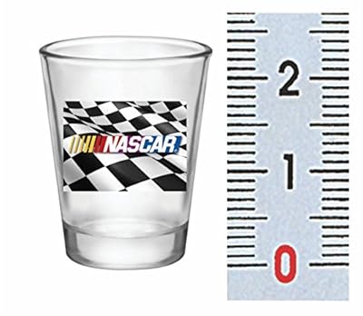 Shot Glass - Nascar Checkered Flag (2oz)