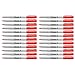 Sharpie Permanent Marker, Ultra Fine Point, Red Ink, 24-Count