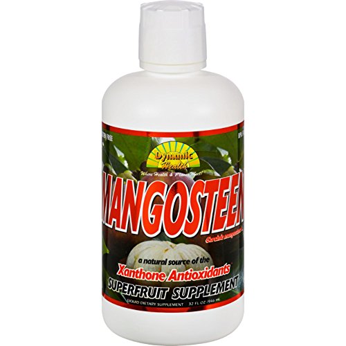 Dynamic Health Mangosteen Juice Blend - 32 fl oz - Superfruit Antioxindant Supplement - help promote healthy living - No added sugar, artificial colors or artificial flavors
