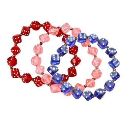 Bunco Dice Bracelet Set - 3 Separate Bracelets