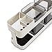 Eslite Toothbrush Toothpaste Stand Holder with 2 Cups Bathroom Storage Organizer