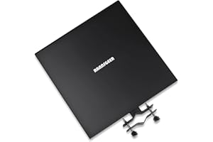 Rannsgeer Heavy Duty Metal Square Tray for Tripod Speaker Stand and Mobile TV Stand (15.8x15.8)