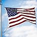 U.S. American Flag 3'x5' + FREE Affiche. Made in USA. Bundled Product. Embroidered Stars Sewn Stripes. Sturdy Brass Grommets. Premium Nylon. 30% of Proceeds Donated to Families of Fallen Officers.