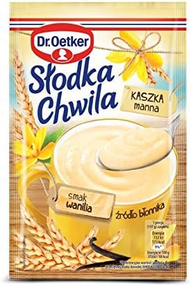 Dr.Oetker Slodka Chwila Sweet Treat Semolina Dessert Vanilla 5X 49G