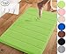 Yimobra Memory Foam Bath Mat, 31.5 x 19.8 Inches, Comfortable, Soft, Maximum Absorbent, Machine Wash, Non-Slip, Thick, Easier to Dry for Bathroom Floor Rug, Light Green