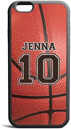 CodeiCases Compatible/Replacement Case Cover with Basketball Design and Custom Name and Number for iPhone 6/6s